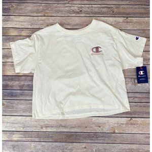 Champion  the cropped graphic lightweight tee natural Size M